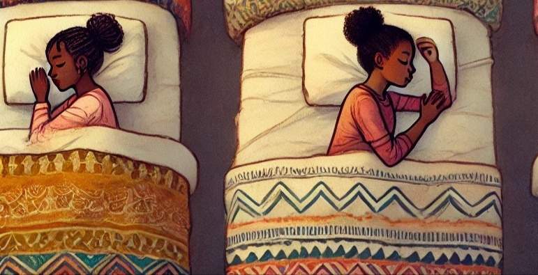 Tami and Tahimi sleeping